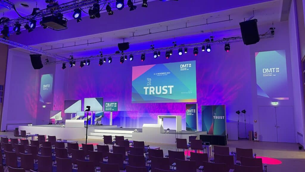 btl next | Deutscher Marketing Tag | Kompetenz Setbau & Bühnenbau