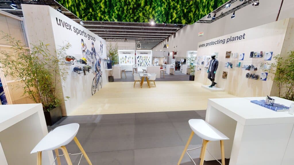 btl next | Glasstec | Kompetenz 360-Grad-Scan Messestand